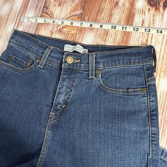 Levi's 512 PERFECTLY SLIMMING Sz 6S Mid Rise Boot Cut Jeans Denim Pants 27x29.5 - Picture 5 of 12